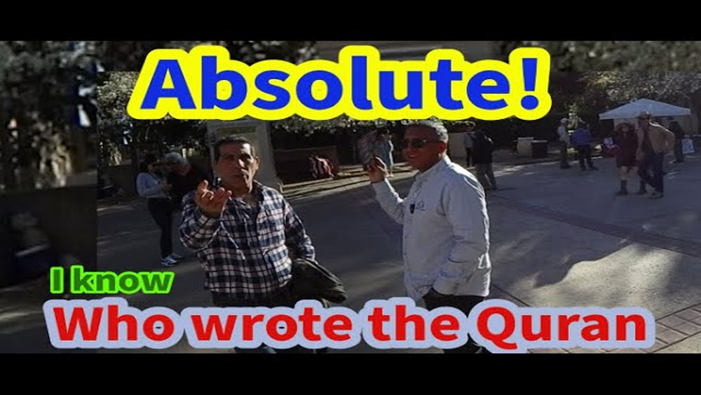 Absolute I know who wrote the Quran./BALBOA PARK